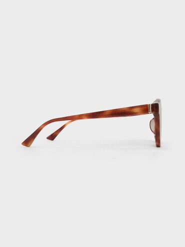 Violette Tortoiseshell Oval Sunglasses, T. Shell, hi-res