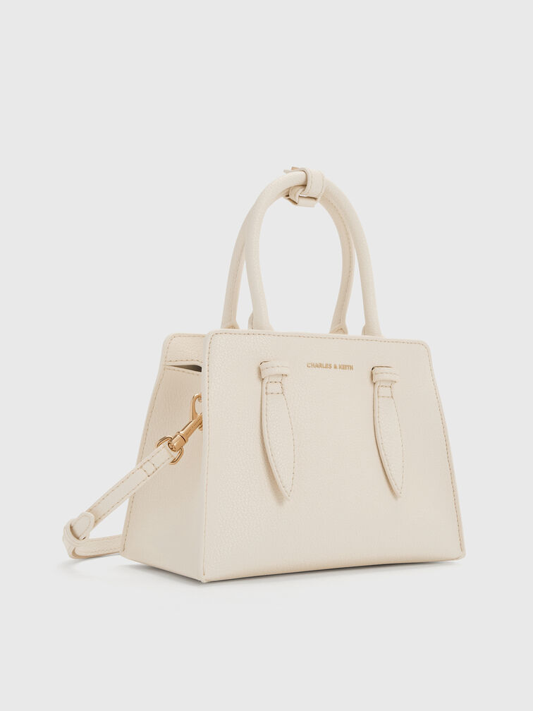 Tas Tote Trapeze Structured Allyn, Cream, hi-res