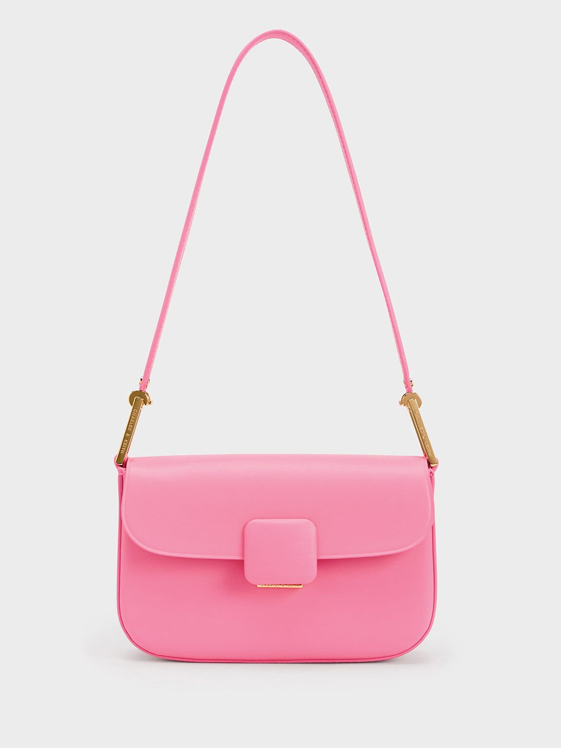 Charles and keith discount light pink bag
