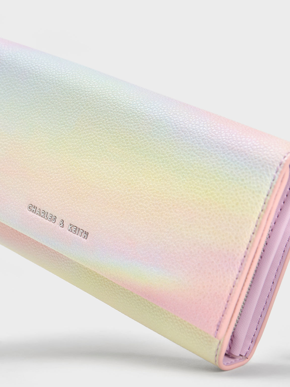 Tassel Detail Swirl-Print Long Wallet, Pearl, hi-res