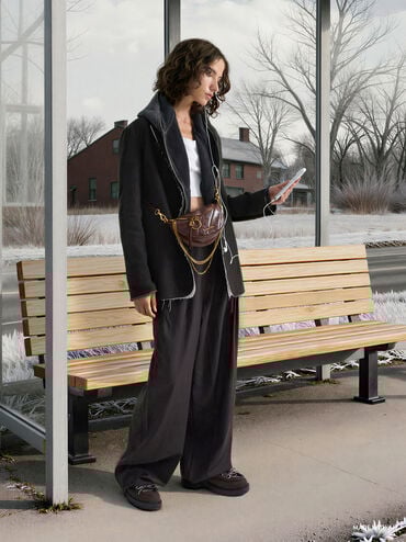 Tas Selempang Half-Moon Philomena, Distressed Coffee, hi-res