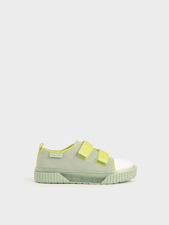 Purpose Collection 2021: Sepatu Sneakers Girls' Organic Cotton, Mint Green, hi-res