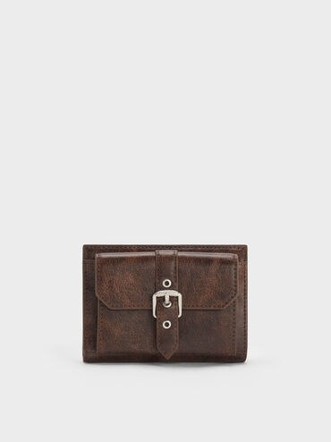 Dompet Grommet-Belt Blaise, Distressed Coffee, hi-res