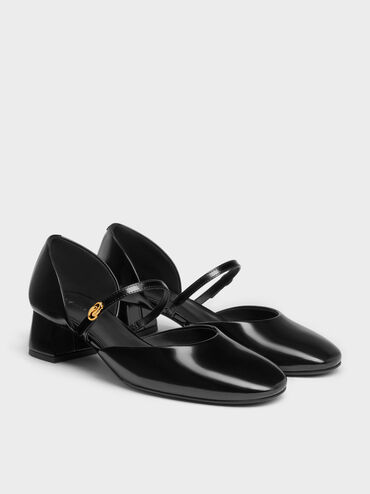 Mary Jane D'Orsay Pumps, Black Box, hi-res