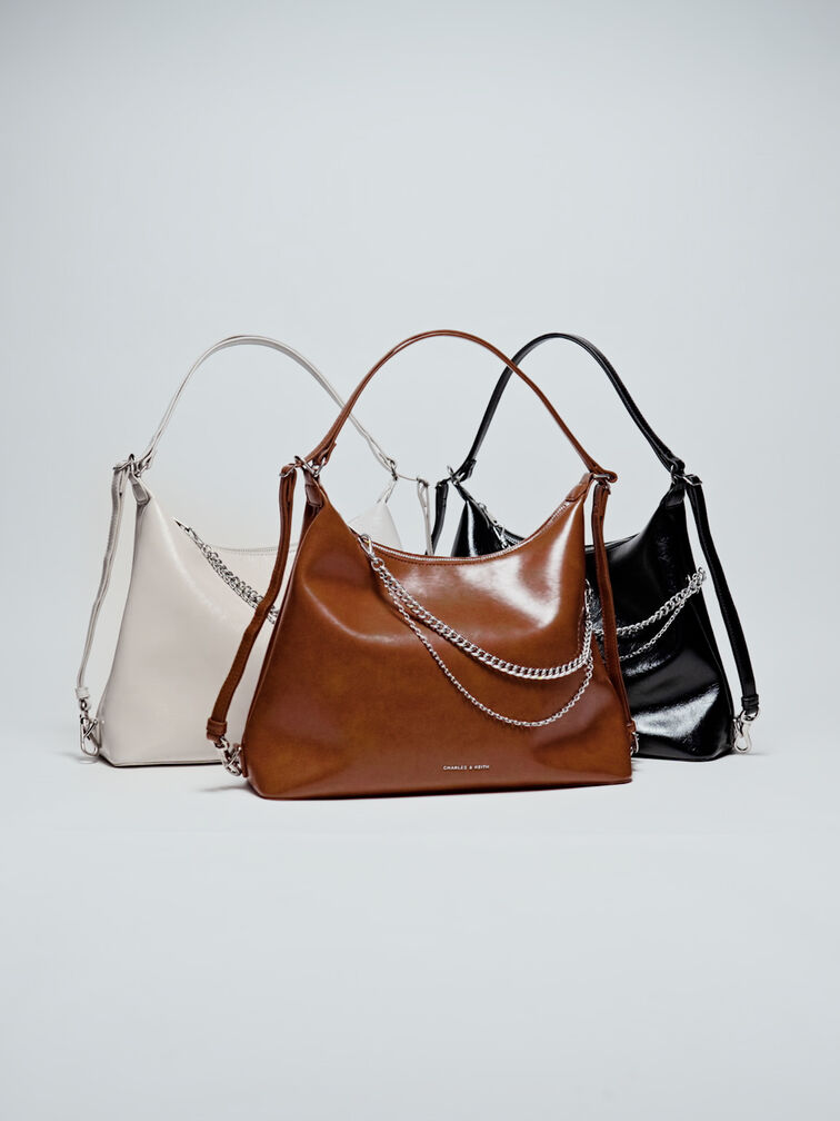 Tas Hobo Chain Atwood, Distressed Tan, hi-res