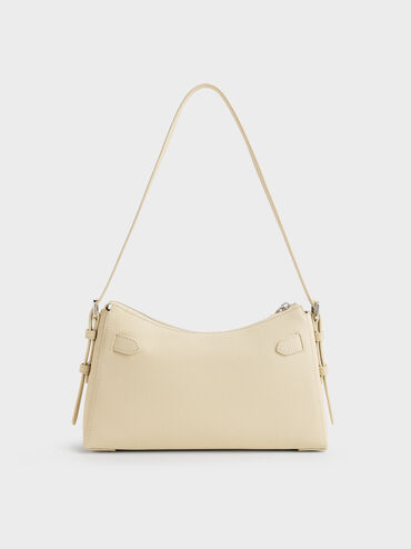 Tas Bahu Dinora Belted, Chalk, hi-res