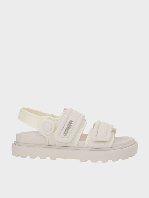 Sandal Puffy Romilly, White, hi-res