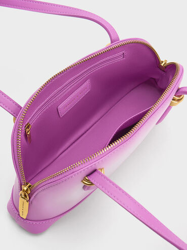 Trudy Ombre Elongated Handle Shoulder Bag, Purple, hi-res