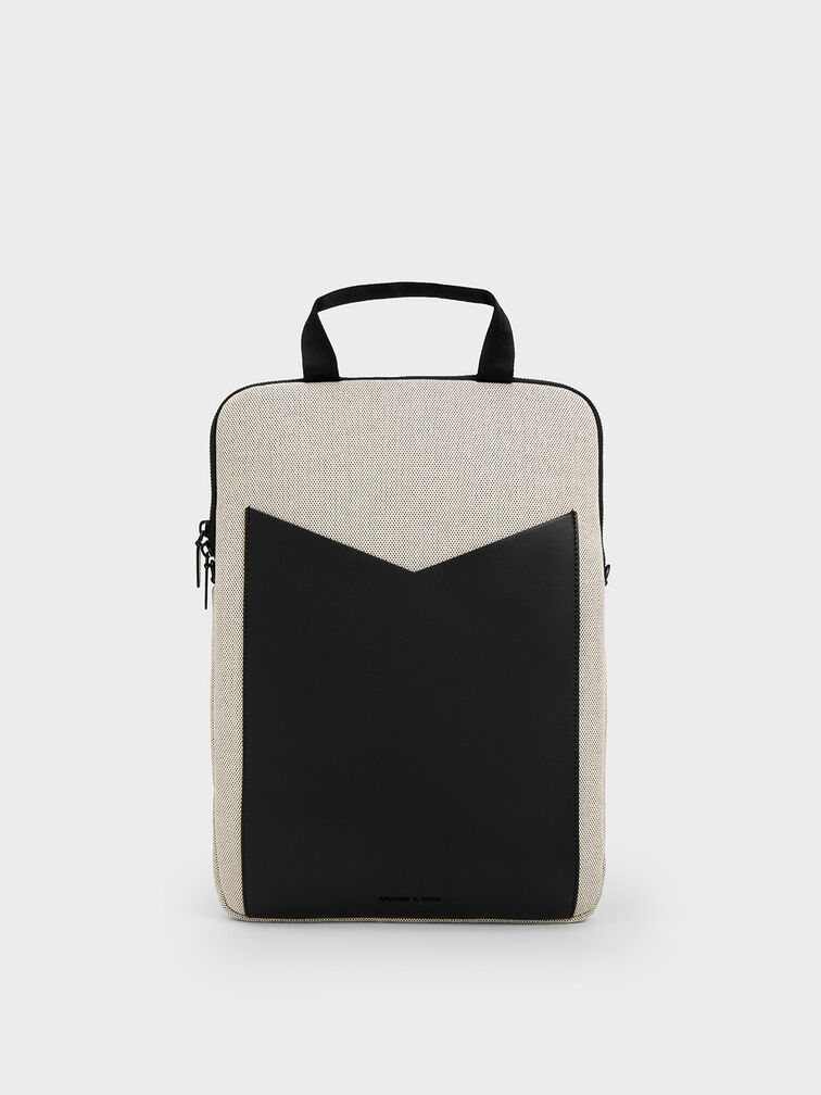 Gaia Canvas Laptop Bag, Multi, hi-res