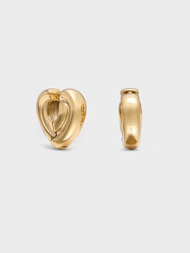Anting Huggie Annalise, Gold, hi-res
