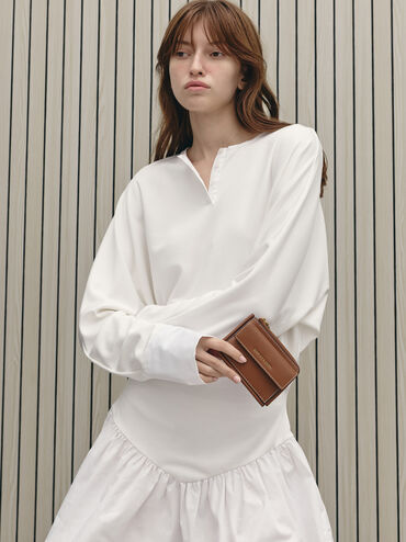 Card Holder Front-Pocket Lyla, Chocolate, hi-res