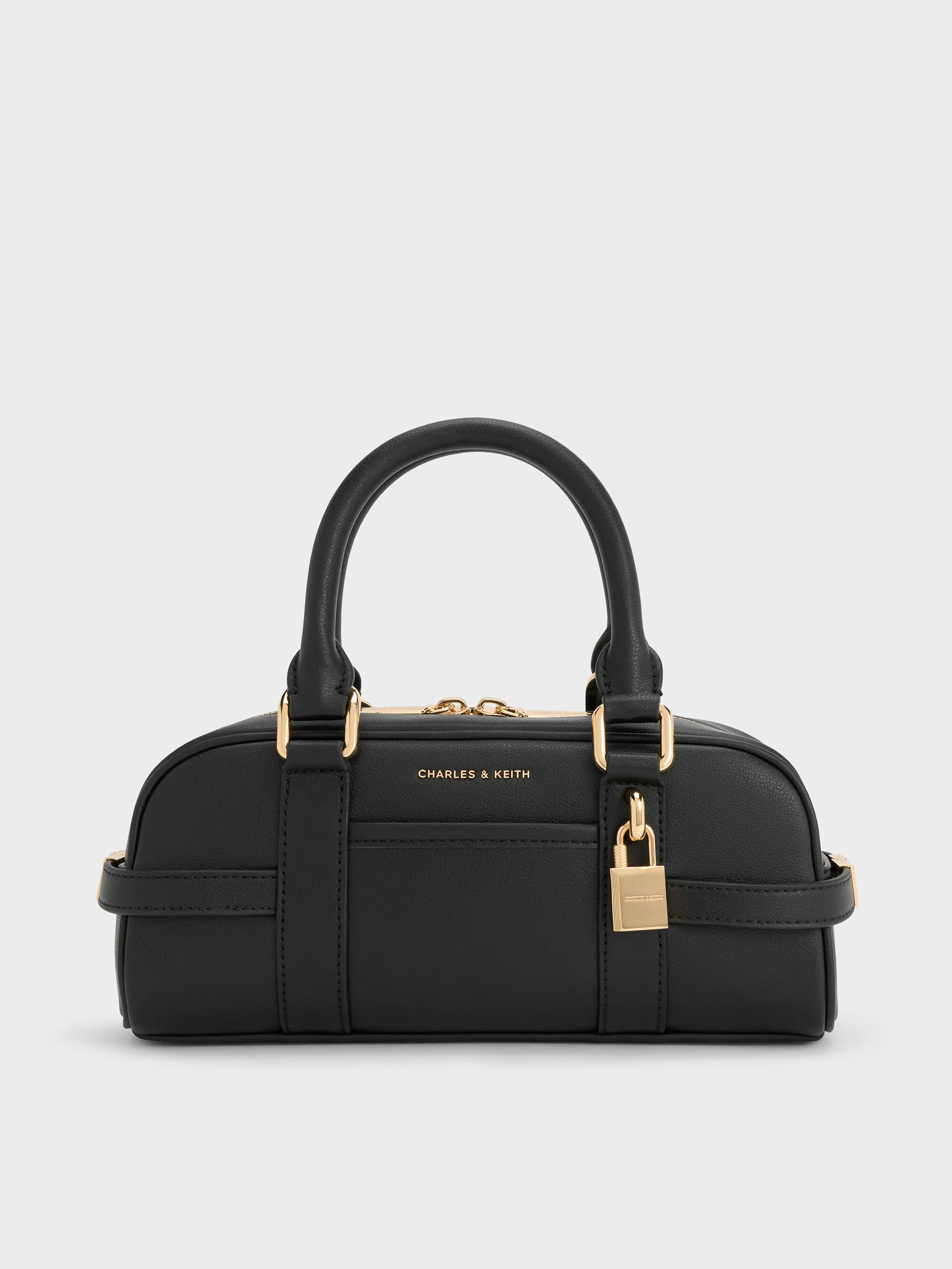 Scottie Bowling Bag - Black - CHARLES & KEITH ID