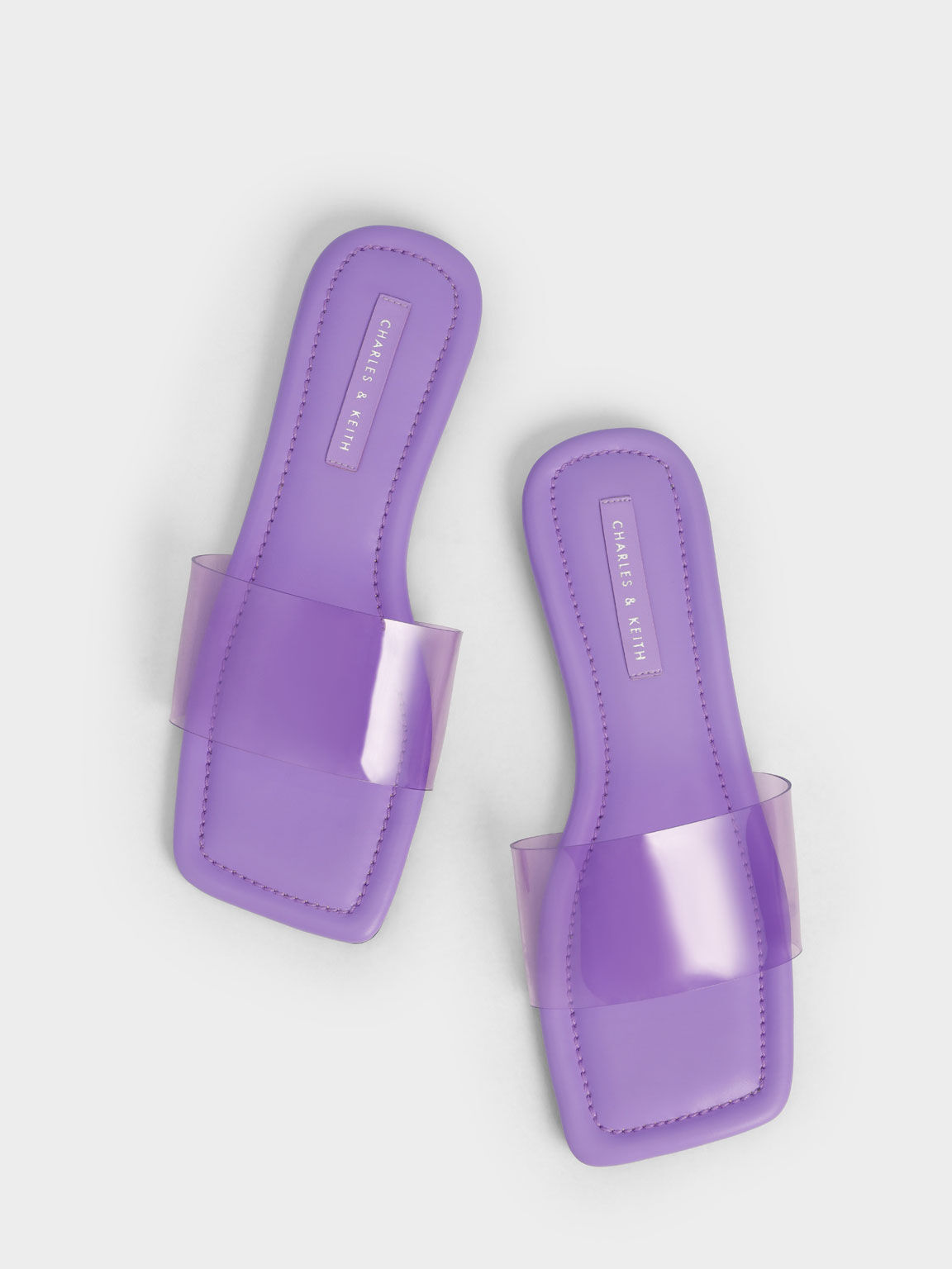 Sandal Slide Padded, Purple, hi-res
