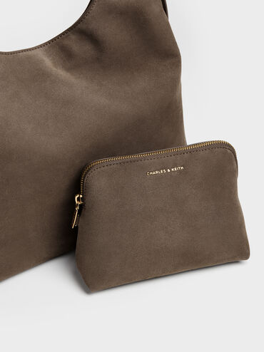 Tas Hobo Aislin, Stone Grey, hi-res