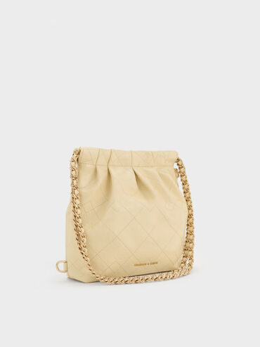 Tas Ransel Two-Way Chain-Handle Duo, Butter Yellow, hi-res