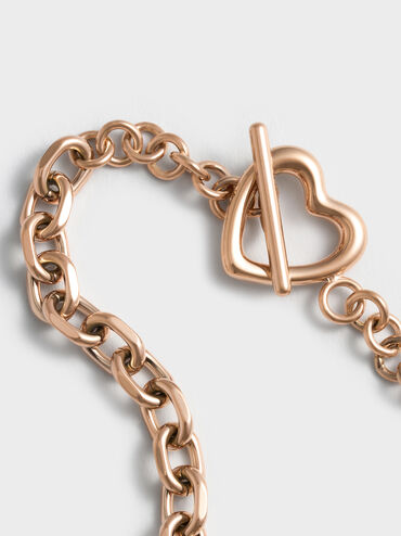 Gelang Heart Annalise, Rose Gold, hi-res
