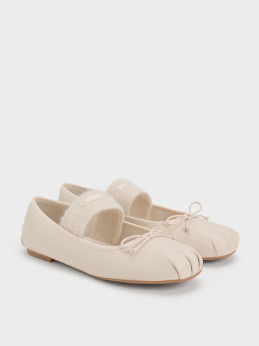 Winona Mary Jane Flats, Chalk, hi-res