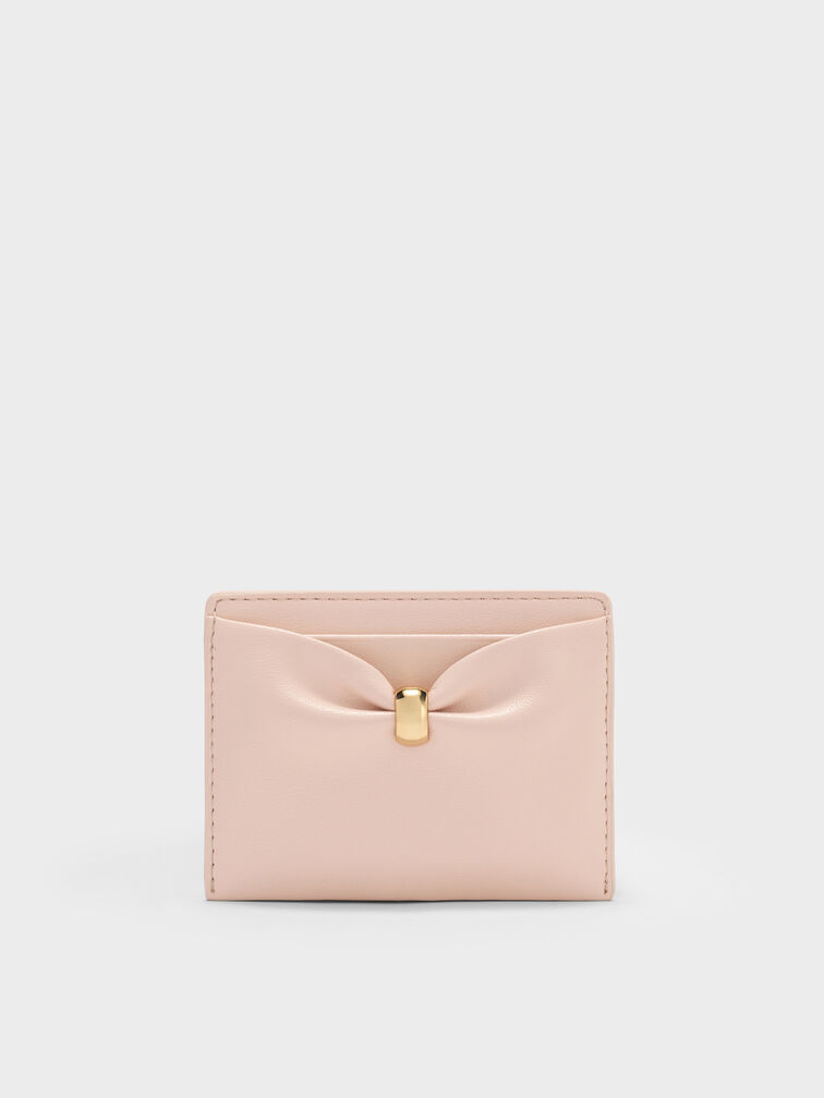 Card Holder Halsey Ruched, Soft Pink, hi-res