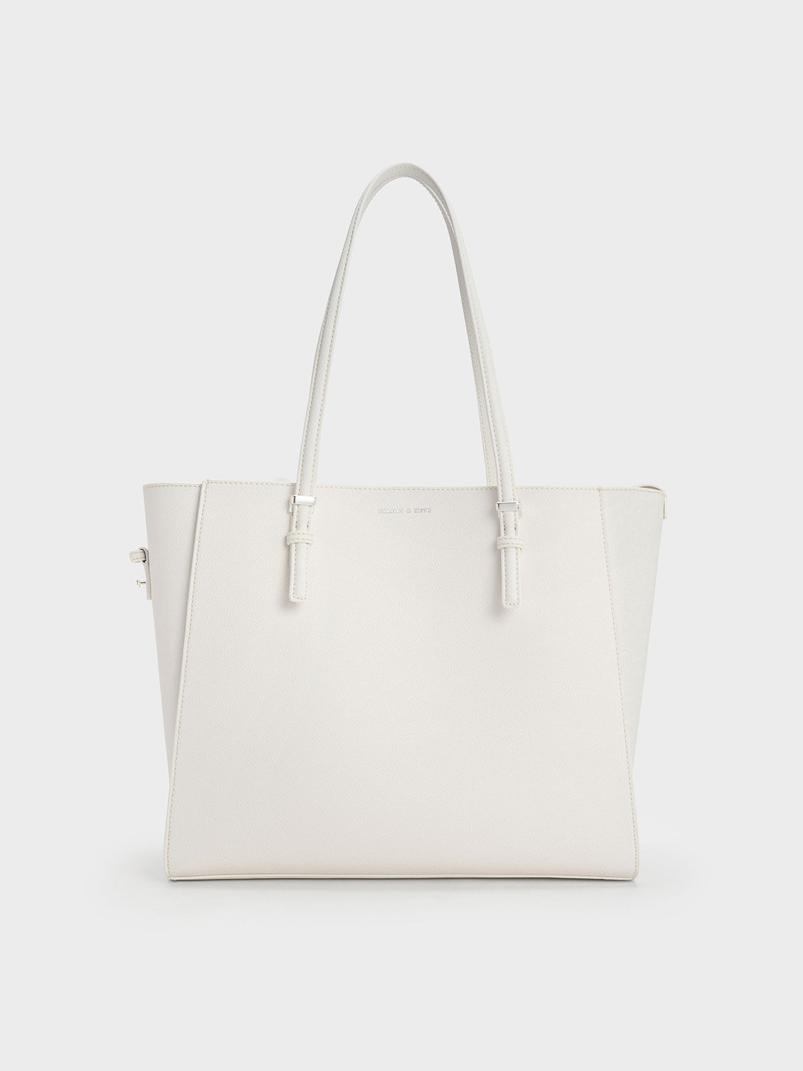 White Sansa Tote Bag CHARLES KEITH ID