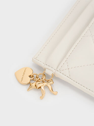 Card Holder Quilted Arrietty, Cream, hi-res