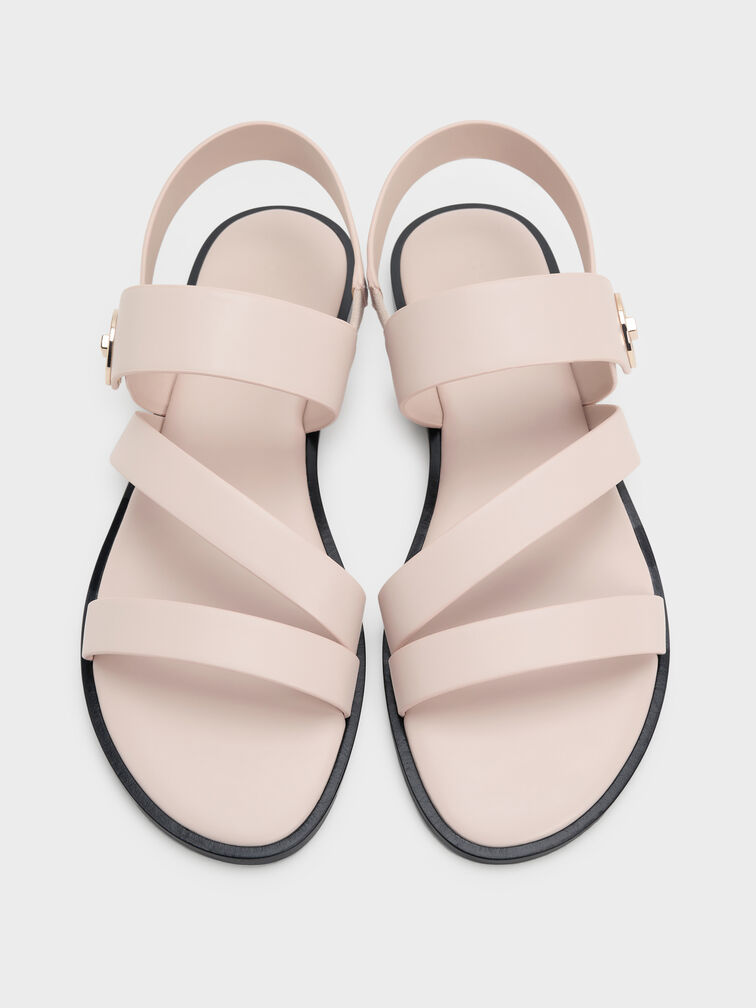Sandal Strappy Turn Lock Yara, Cream, hi-res