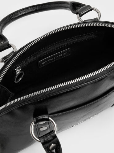 Tas Bowling Studded Tatiana, Noir, hi-res