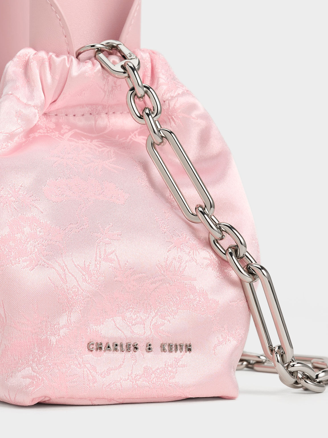 Charles and keith floral top bag