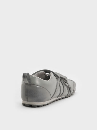 Sepatu Sneakers Mary Jane Silko Burnished, Light Grey, hi-res