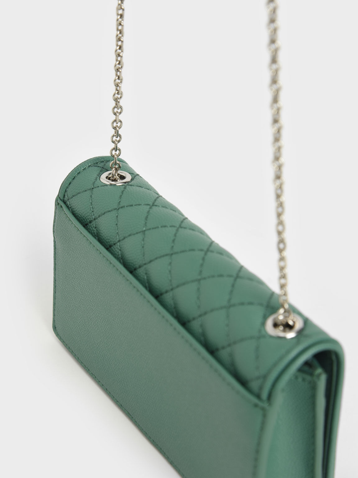 Pouch Quilted, Green, hi-res