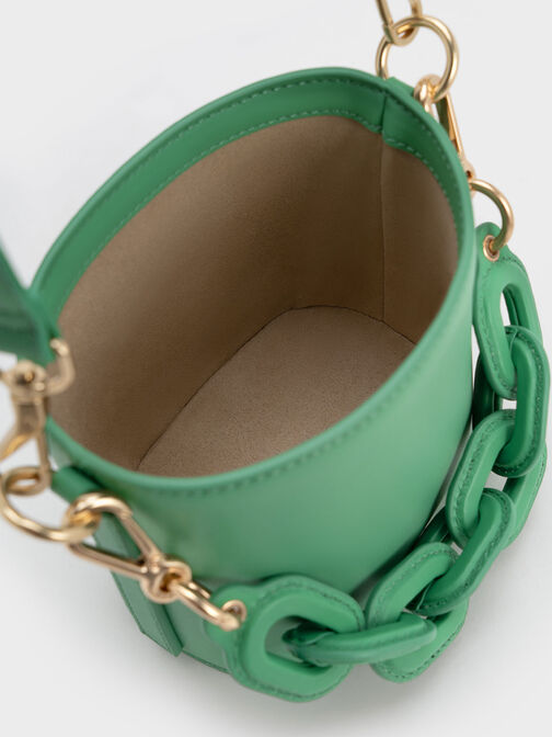 Catena Bucket Bag, Green, hi-res