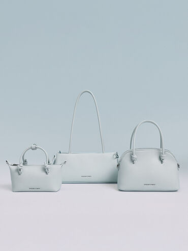 Sammie Knotted-Handle Tote Bag, Sea Salt Blue, hi-res