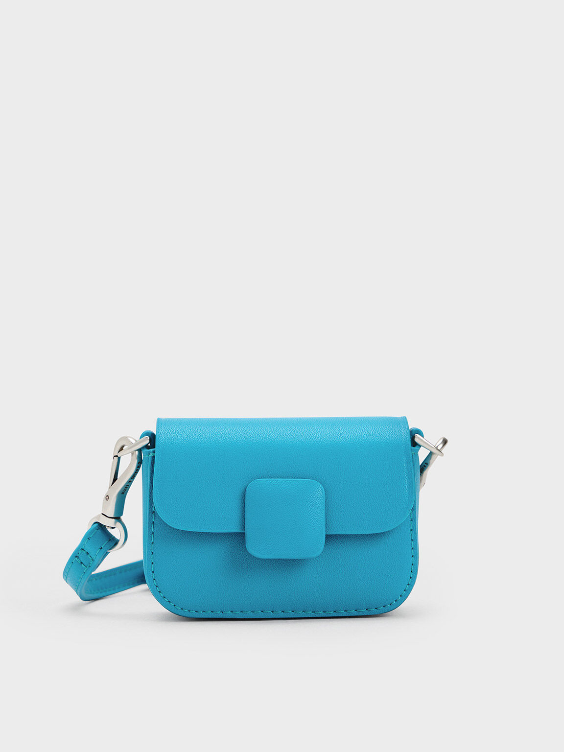 Micro Koa Square Push-Lock Bag, Blue, hi-res