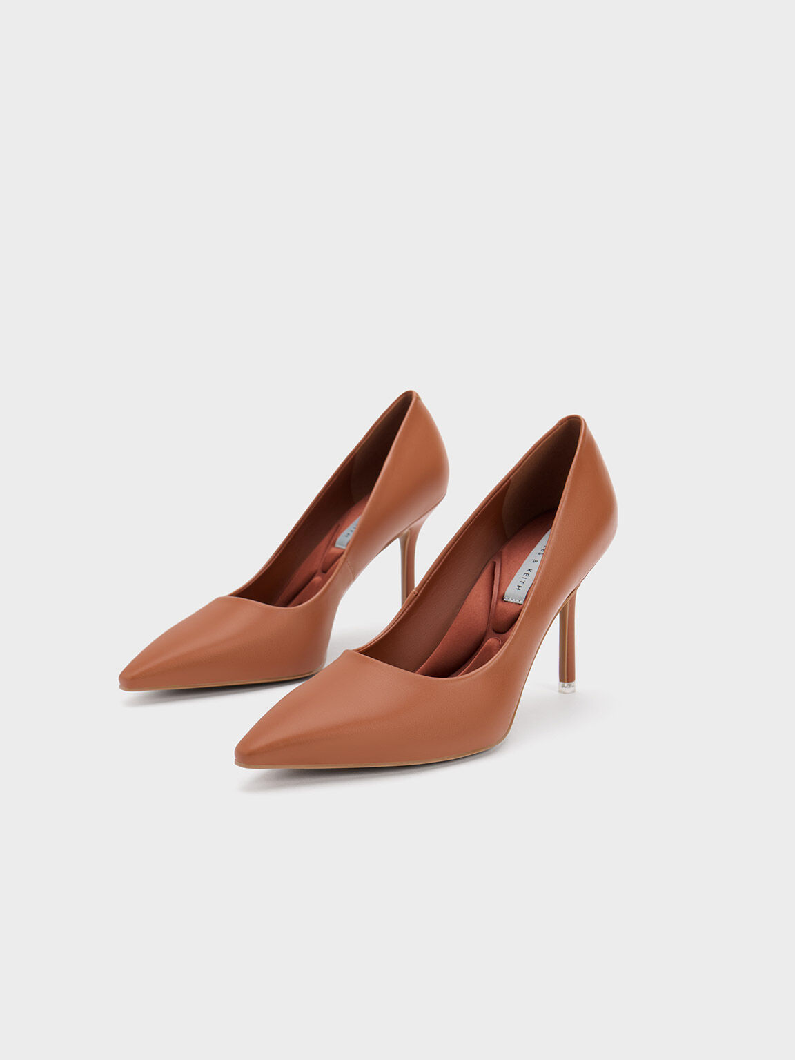 Brown stiletto heels top