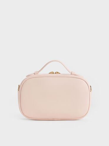 Tas Selempang Woven Azure, Soft Pink, hi-res