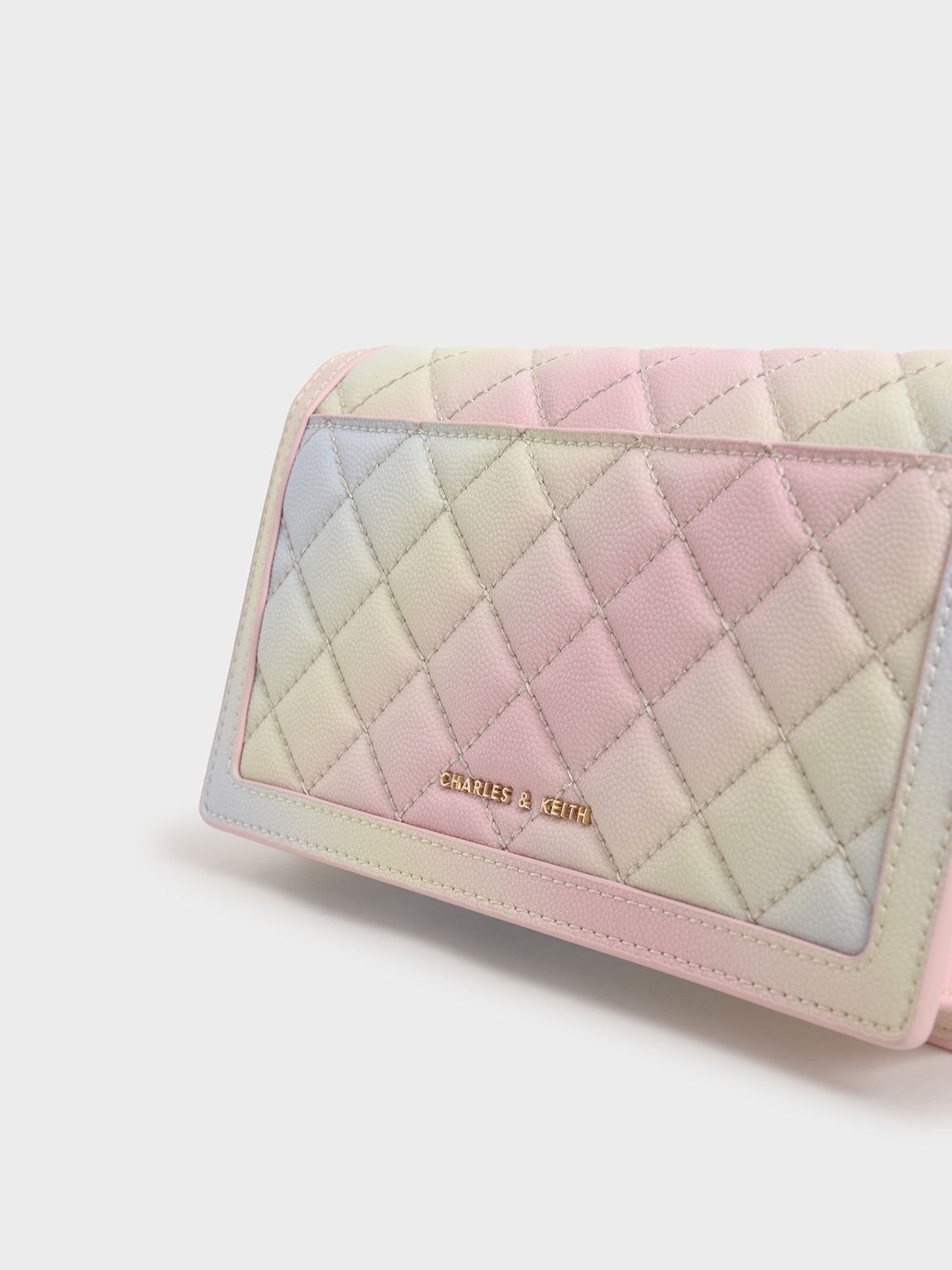 Micaela Quilted Phone Pouch, Multi, hi-res
