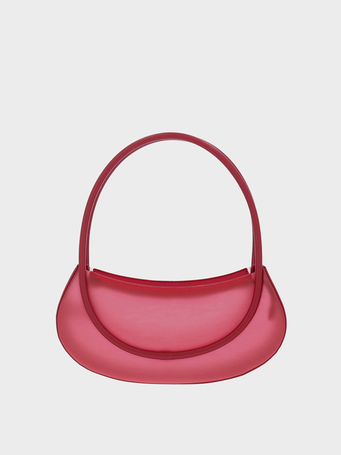 Graphic Top Handle Shoulder Bag, Pink, hi-res
