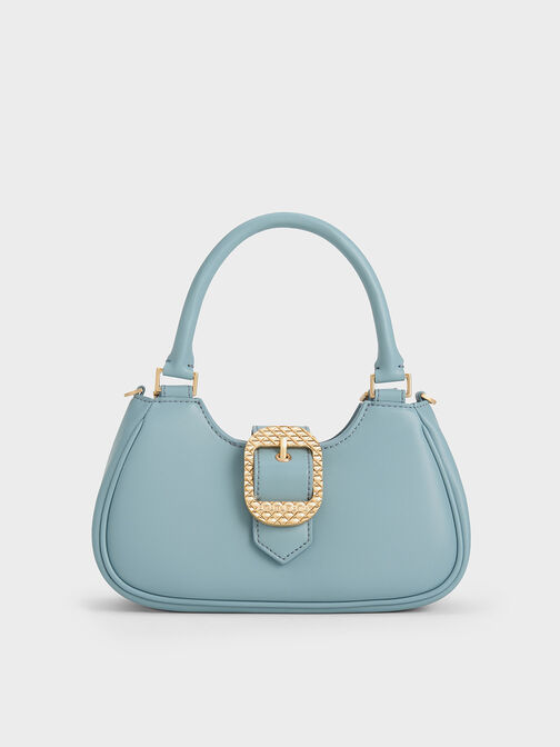 Avis Belted Top Handle Bag, Slate Blue, hi-res