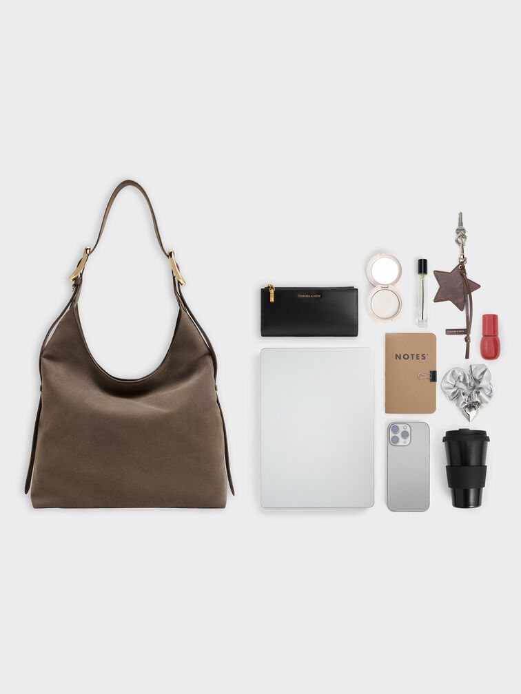 Tas Hobo Aislin, Stone Grey, hi-res