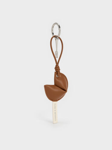 Fortune Cookie Charm, Brown, hi-res