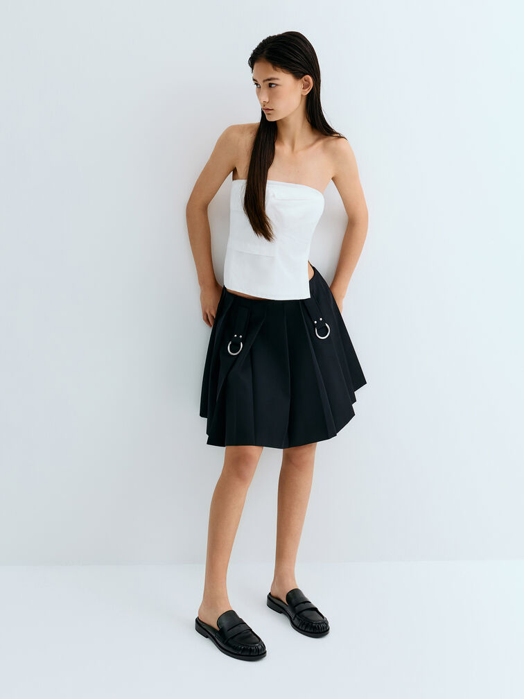 Dylan Penny Loafer Mules, Black, hi-res