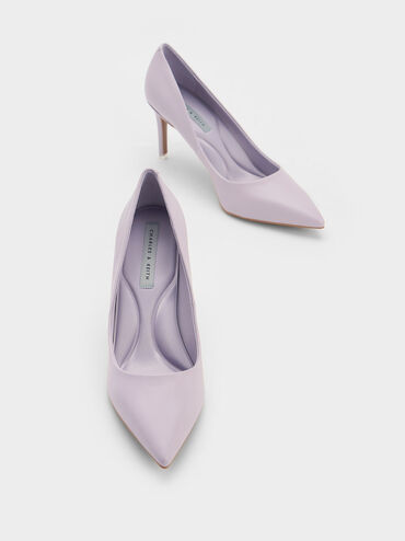 Emmy Pointed-Toe Pumps, Lilac, hi-res
