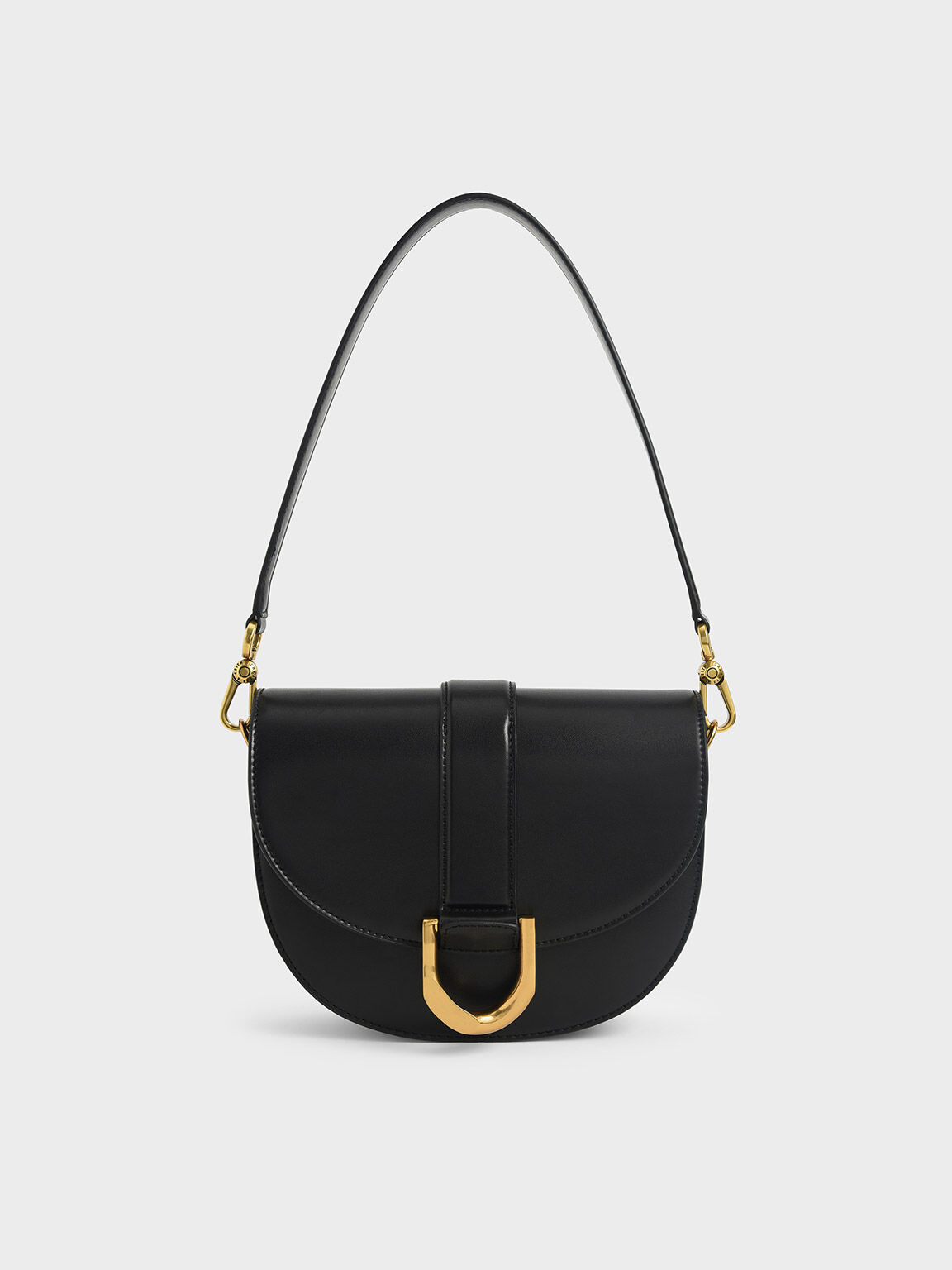 Black Gabine Saddle Bag CHARLES KEITH ID