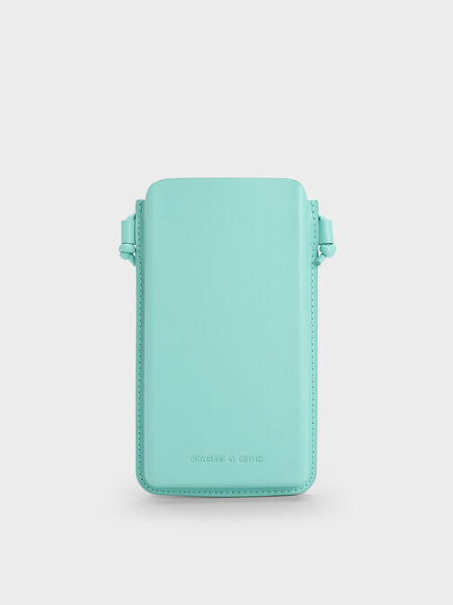 Phone Pouch Camelia, Turquoise, hi-res