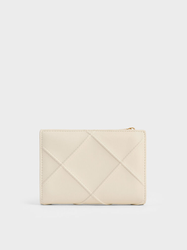 Dompet Quilted Eleni, Cream, hi-res