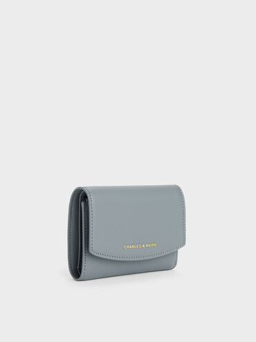 Dompet Flap Curved Briony, Smoky Blue, hi-res