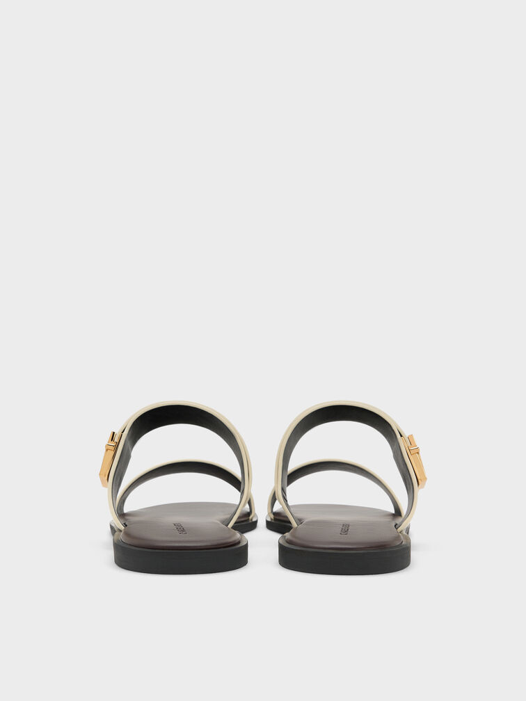 Sandal Double-Strap Dove, White, hi-res