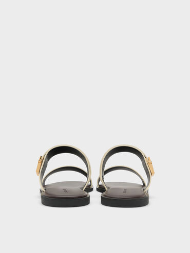 Sandal Double-Strap Dove, White, hi-res
