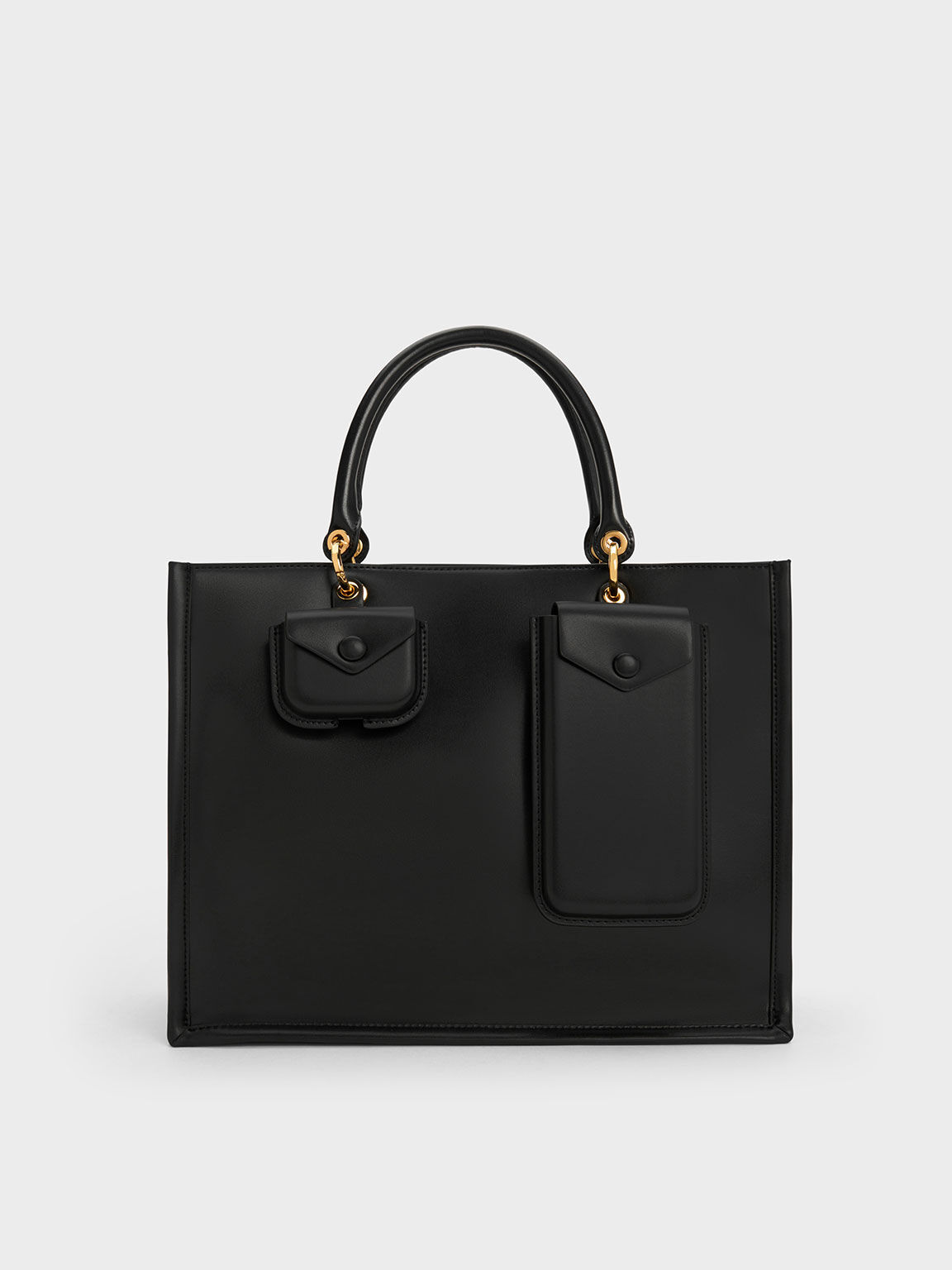 Black Amber Multi Pouch Tote Bag CHARLES KEITH ID