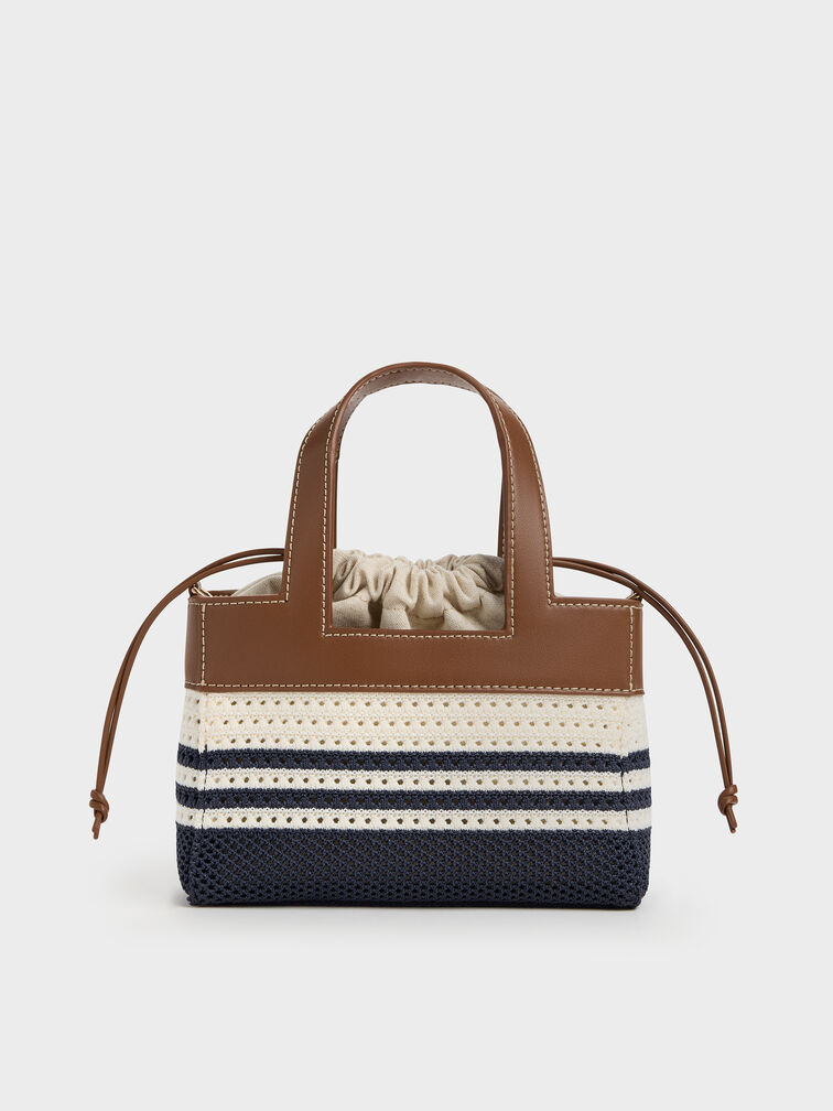 Tas Mini Knitted Striped Girls's Ida, Multi, hi-res