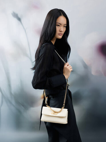 Dompet On Chain Kerry, Cream, hi-res